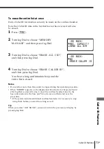 Preview for 71 page of Sony A2770 - SPP Cordless Phone Operating Instructions Manual