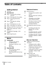 Preview for 6 page of Sony A2780 - SPP Cordless Phone Operating Instructions Manual