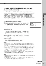 Preview for 19 page of Sony A2780 - SPP Cordless Phone Operating Instructions Manual