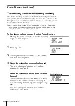 Preview for 50 page of Sony A2780 - SPP Cordless Phone Operating Instructions Manual