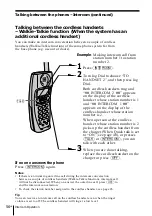 Preview for 56 page of Sony A2780 - SPP Cordless Phone Operating Instructions Manual