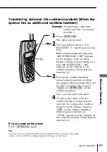 Preview for 59 page of Sony A2780 - SPP Cordless Phone Operating Instructions Manual