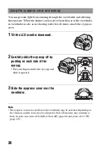 Предварительный просмотр 28 страницы Sony A330 - Alpha Digital SLR Instruction Manual