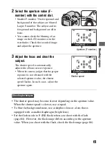 Предварительный просмотр 61 страницы Sony A330 - Alpha Digital SLR Instruction Manual