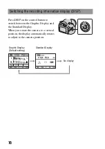 Предварительный просмотр 70 страницы Sony A330 - Alpha Digital SLR Instruction Manual