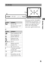 Предварительный просмотр 75 страницы Sony A330 - Alpha Digital SLR Instruction Manual