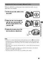 Предварительный просмотр 81 страницы Sony A330 - Alpha Digital SLR Instruction Manual