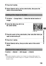 Предварительный просмотр 113 страницы Sony A330 - Alpha Digital SLR Instruction Manual