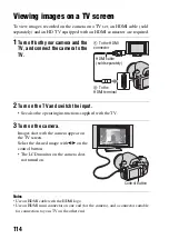 Предварительный просмотр 114 страницы Sony A330 - Alpha Digital SLR Instruction Manual