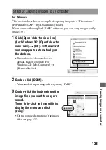 Предварительный просмотр 133 страницы Sony A330 - Alpha Digital SLR Instruction Manual