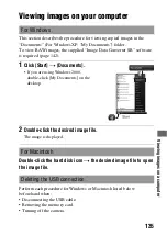 Предварительный просмотр 135 страницы Sony A330 - Alpha Digital SLR Instruction Manual