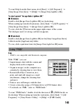 Предварительный просмотр 143 страницы Sony A330 - Alpha Digital SLR Instruction Manual