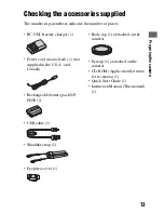 Предварительный просмотр 13 страницы Sony A390L2LENSKIT Instruction Manual