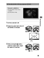 Предварительный просмотр 65 страницы Sony A390L2LENSKIT Instruction Manual