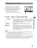 Предварительный просмотр 79 страницы Sony A390L2LENSKIT Instruction Manual