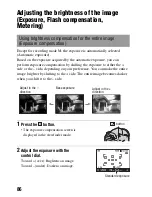 Предварительный просмотр 86 страницы Sony A390L2LENSKIT Instruction Manual