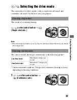 Предварительный просмотр 97 страницы Sony A390L2LENSKIT Instruction Manual