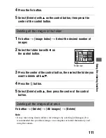 Предварительный просмотр 111 страницы Sony A390L2LENSKIT Instruction Manual