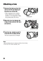 Preview for 20 page of Sony a500 Instruction Manual