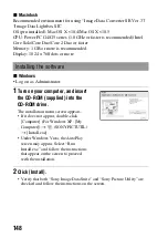 Preview for 148 page of Sony a500 Instruction Manual