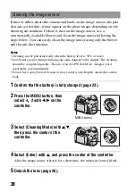 Preview for 38 page of Sony a560 Instruction Manual