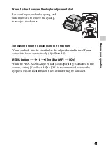 Preview for 41 page of Sony a560 Instruction Manual