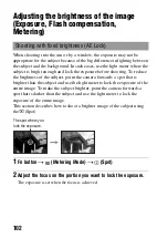 Preview for 102 page of Sony a560 Instruction Manual