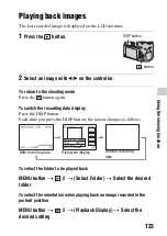 Preview for 123 page of Sony a560 Instruction Manual