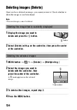 Preview for 134 page of Sony a560 Instruction Manual