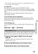 Preview for 137 page of Sony a560 Instruction Manual