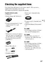 Предварительный просмотр 9 страницы Sony a58 Instruction & Operation Manual