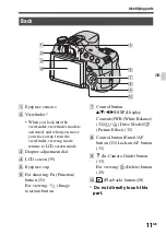 Предварительный просмотр 11 страницы Sony a58 Instruction & Operation Manual