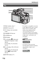 Предварительный просмотр 12 страницы Sony a58 Instruction & Operation Manual