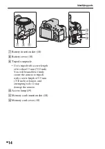 Предварительный просмотр 14 страницы Sony a58 Instruction & Operation Manual