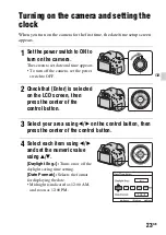 Предварительный просмотр 23 страницы Sony a58 Instruction & Operation Manual