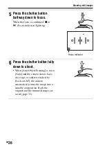 Предварительный просмотр 26 страницы Sony a58 Instruction & Operation Manual