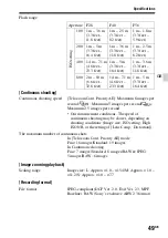 Предварительный просмотр 49 страницы Sony a58 Instruction & Operation Manual