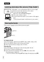 Предварительный просмотр 2 страницы Sony A6000 Instruction Manual