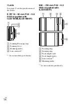 Предварительный просмотр 14 страницы Sony A6000 Instruction Manual