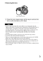 Preview for 21 page of Sony A6000 Instruction Manual