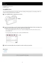 Предварительный просмотр 27 страницы Sony A6100 Help Manual