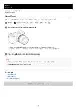 Предварительный просмотр 98 страницы Sony A6100 Help Manual