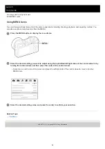 Предварительный просмотр 28 страницы Sony A6500 Help Manual