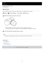 Предварительный просмотр 96 страницы Sony A6500 Help Manual