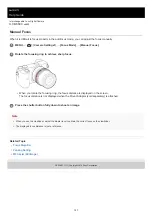 Предварительный просмотр 107 страницы Sony a6600 Help Manual