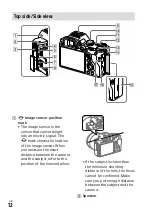 Предварительный просмотр 12 страницы Sony a7 III Instruction Manual