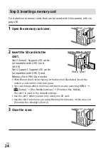 Предварительный просмотр 24 страницы Sony a7 III Instruction Manual