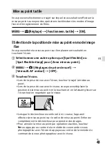 Предварительный просмотр 133 страницы Sony a7 III Instruction Manual