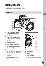 Предварительный просмотр 11 страницы Sony a7 R III Operating Instructions Manual