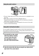 Preview for 20 page of Sony a7 R III Operating Instructions Manual